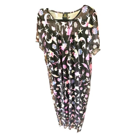 TORRID/DISNEY Plus Size the little mermaid maxi mesh dress Size 2X - Picture 2 of 16